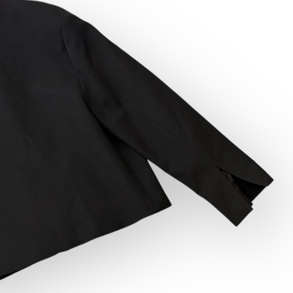 Zara Cropped Loose Fitting Blazer Jacket, Black, Size S, NWT - Picture 11 of 15